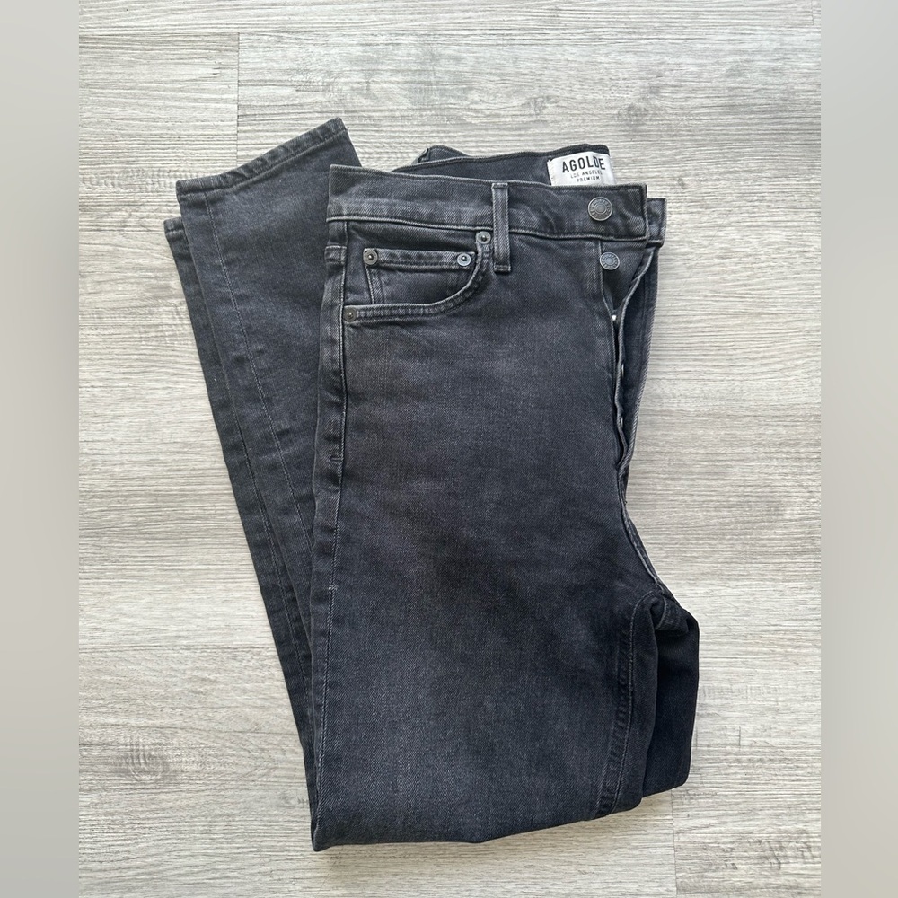 Agolde jeans Sz 27 premium jeans high rise neutral